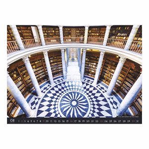 Falinaptár TOPTIMER T096 420x560mm fekvő Bibliotheca 2026.