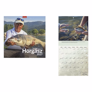 Falinaptár TOPTIMER T098 290x580mm álló Horgásznaptár 2027