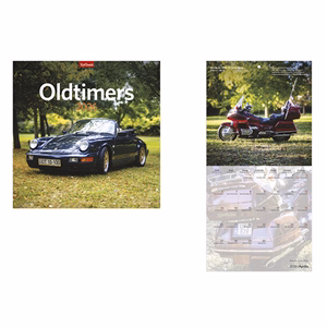 Falinaptár TOPTIMER T098 290x580mm álló Oldtimers 2026.