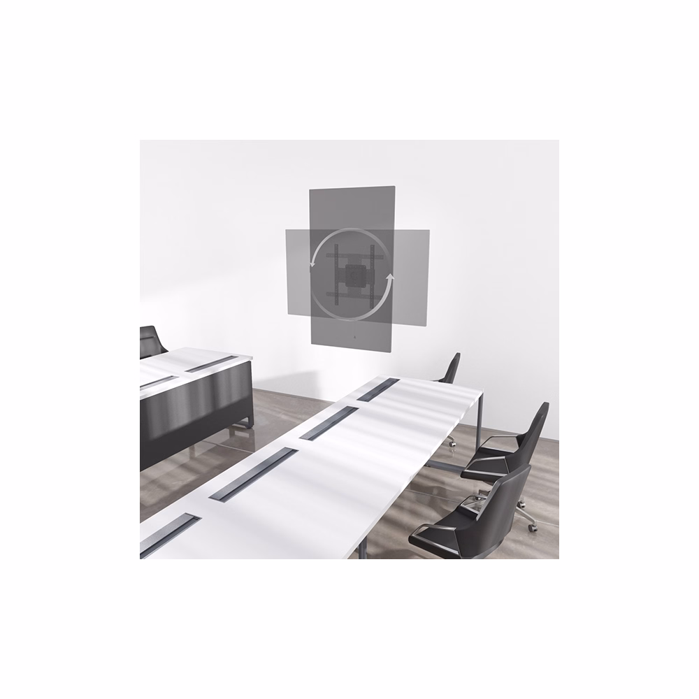 Falitartó HAMA 360 94-203cm 37"-80" fekete