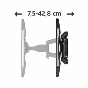Falitartó HAMA Prémium Full Motion 2 kar 94-228 cm 37"-90" fekete Falitartó HAMA Prémium Full Motion 2 kar 94-228 cm 37"-90" fekete