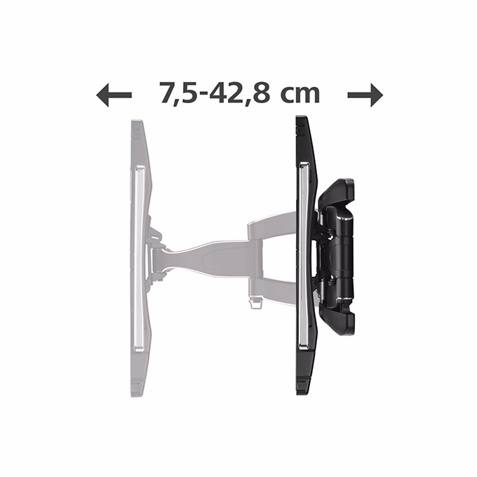 Falitartó HAMA Prémium Full Motion 2 kar 94-228 cm 37"-90" fekete Falitartó HAMA Prémium Full Motion 2 kar 94-228 cm 37"-90" fekete