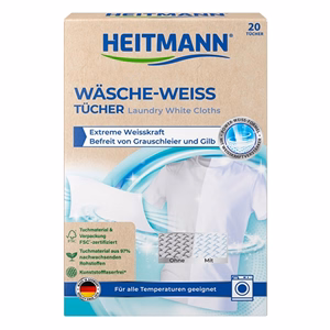 Fehérítő kendő HEITMANN 20 darabos