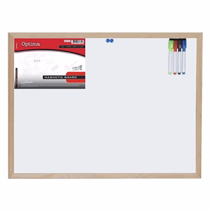 Fehértábla mágneses OPTIMA fakeret 60x90 cm