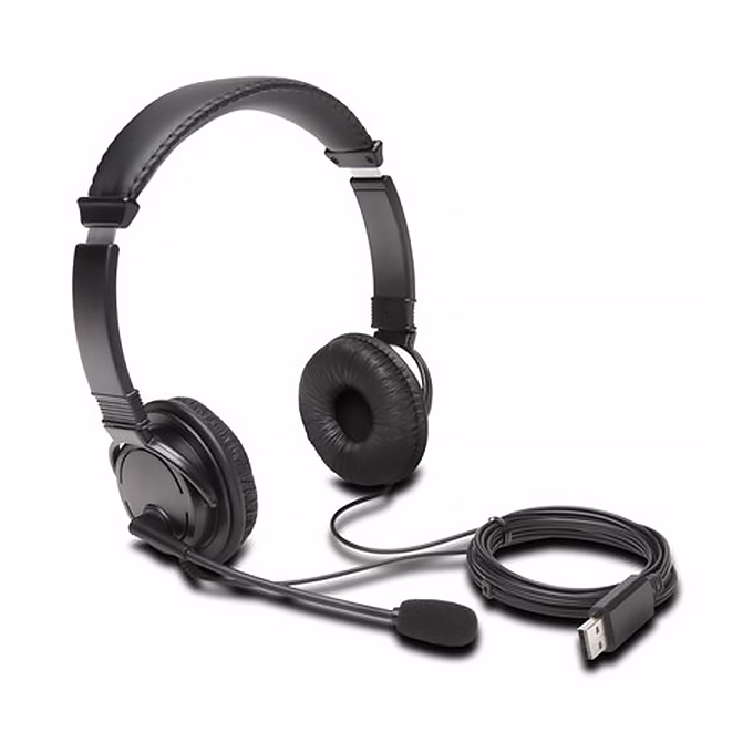 Fejhallgató KENSINGTON USB-A csatlakozóval Hifi Fejhallgató KENSINGTON USB-A csatlakozóval Hifi