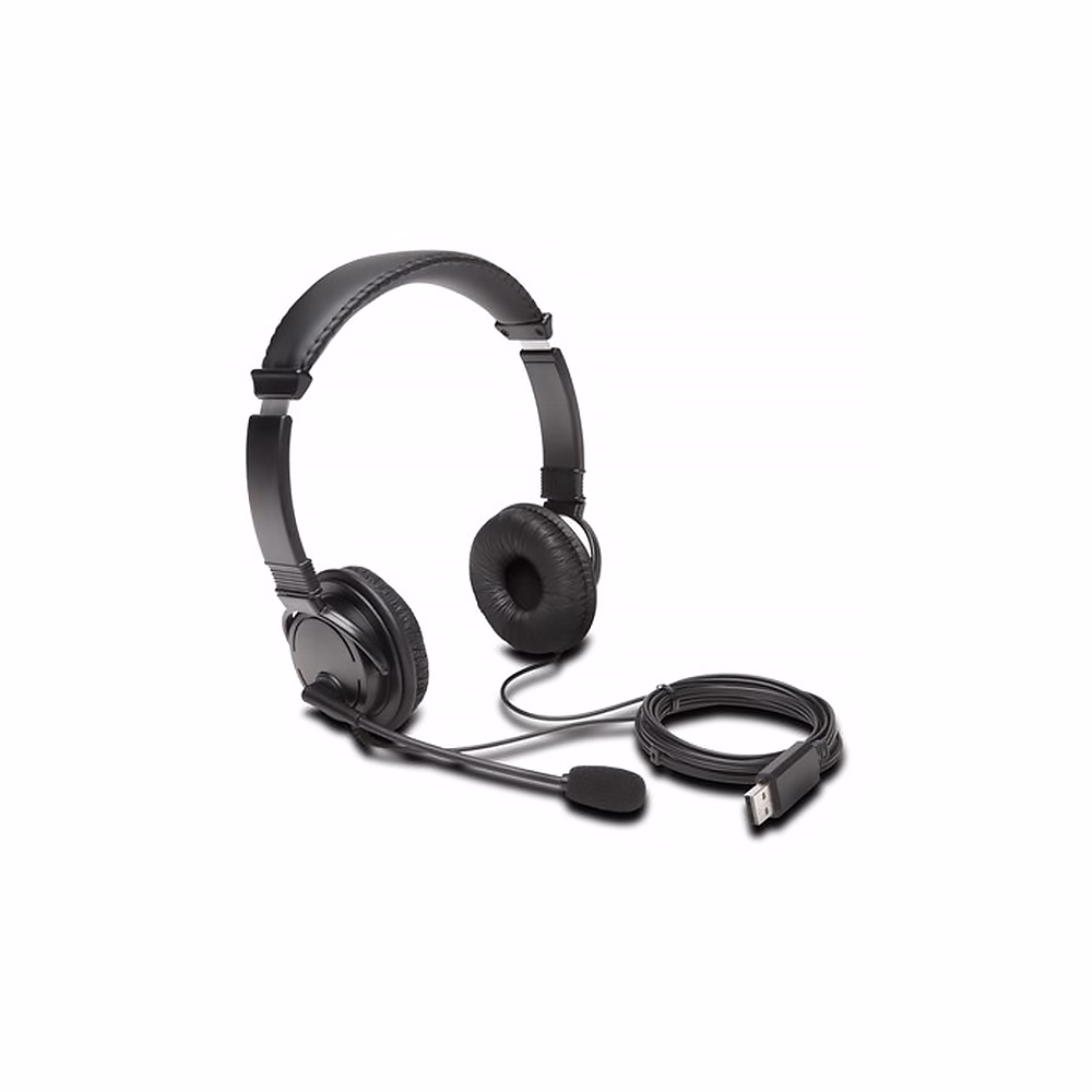 Fejhallgató KENSINGTON USB-A csatlakozóval Hifi Fejhallgató KENSINGTON USB-A csatlakozóval Hifi