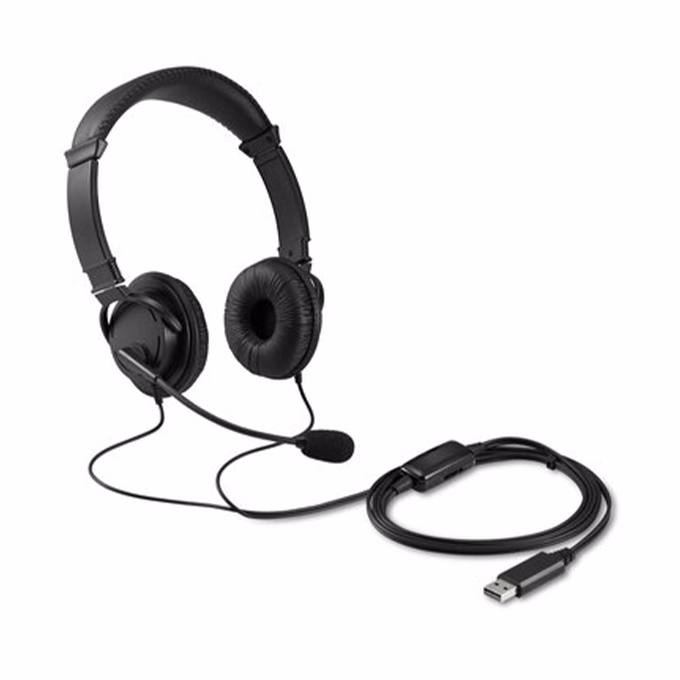 Fejhallgató KENSINGTON mikrononos USB-A csatlakozóval