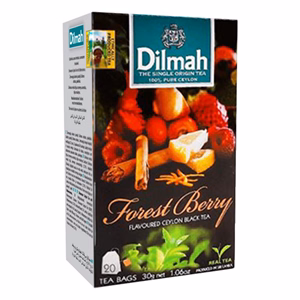 Fekete tea DILMAH Forest Berry Erdei gyümölcsös 20 filter/doboz
