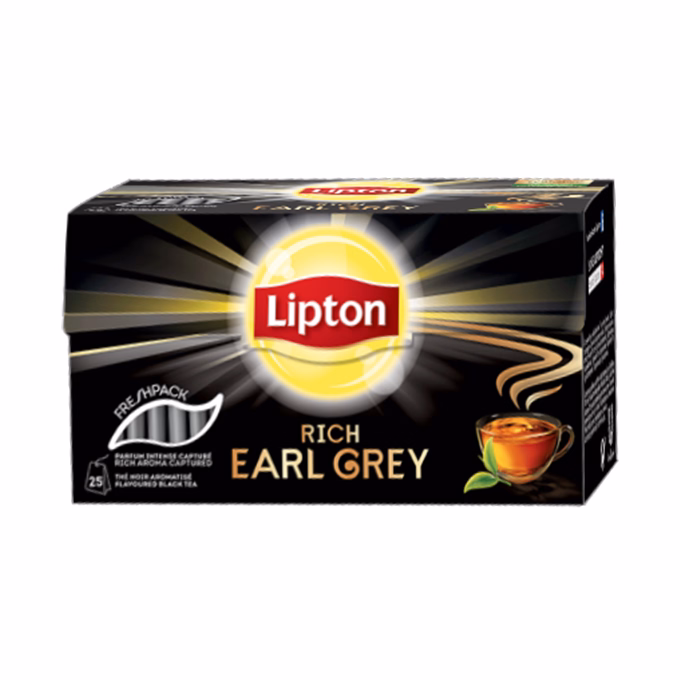 Fekete tea LIPTON Earl Grey  50x1,5 g