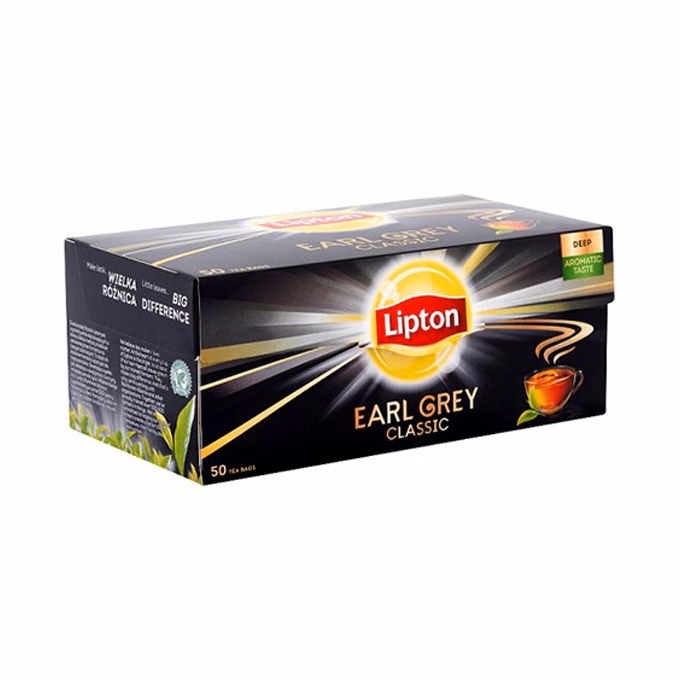 Fekete tea LIPTON Earl Grey  50x1,5 g