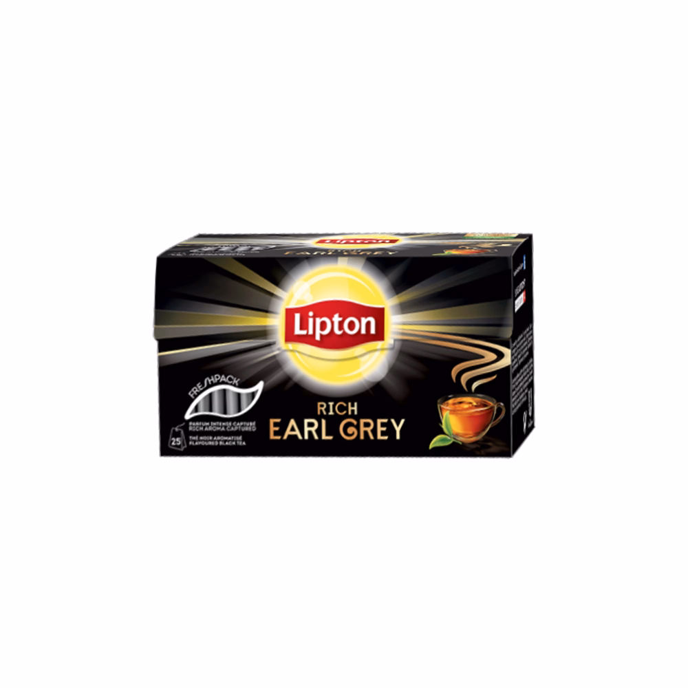 Fekete tea LIPTON Earl Grey  50x1,5 g