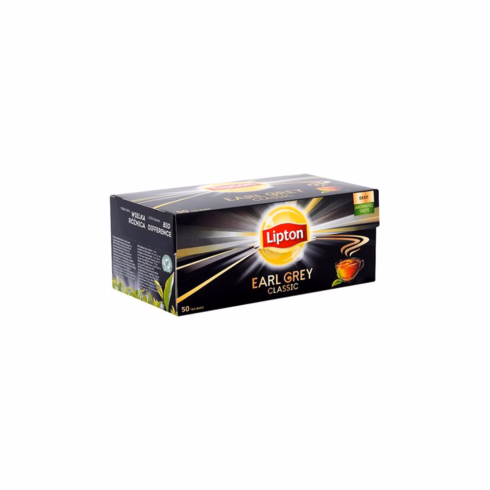 Fekete tea LIPTON Earl Grey  50x1,5 g