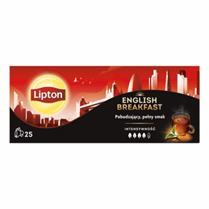 Fekete tea LIPTON English Breakfast 25 filter/doboz