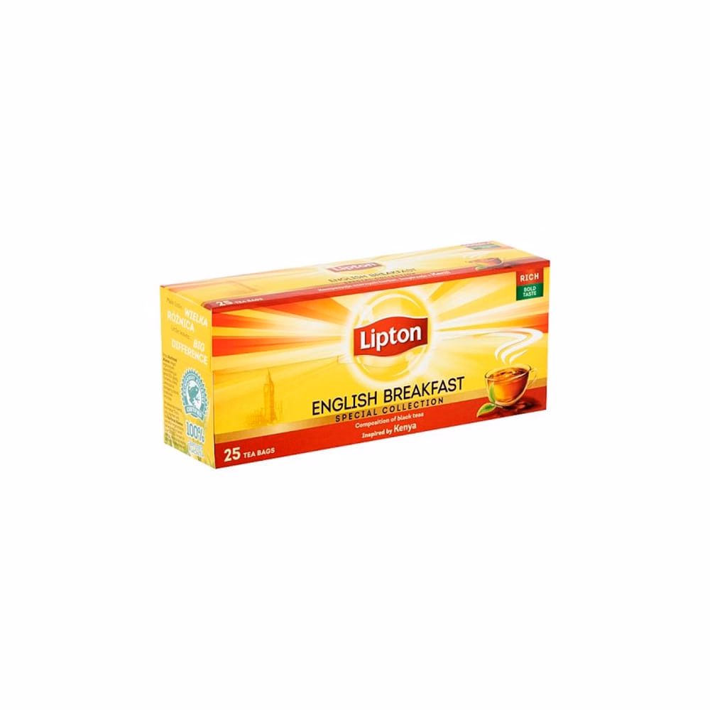 Fekete tea LIPTON English Breakfast 25 filter/doboz