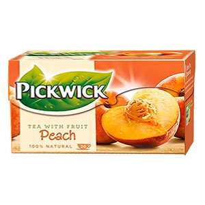 Fekete tea PICKWICK ízesített őszibarack 20 filter/doboz