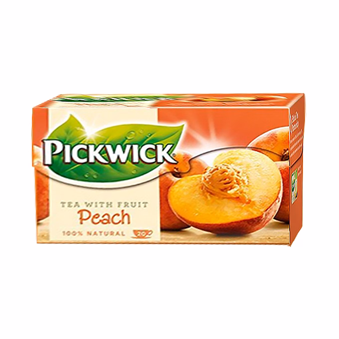 Fekete tea PICKWICK ízesített őszibarack 20 filter/doboz