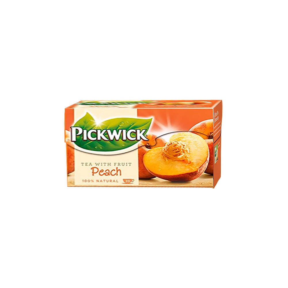Fekete tea PICKWICK ízesített őszibarack 20 filter/doboz