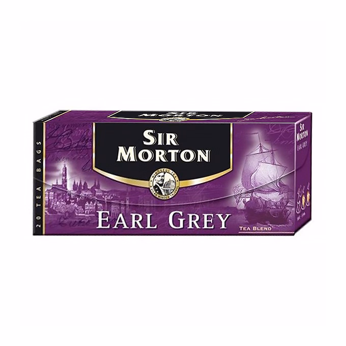 Fekete tea SIR MORTON Earl Grey 20x1,5 g