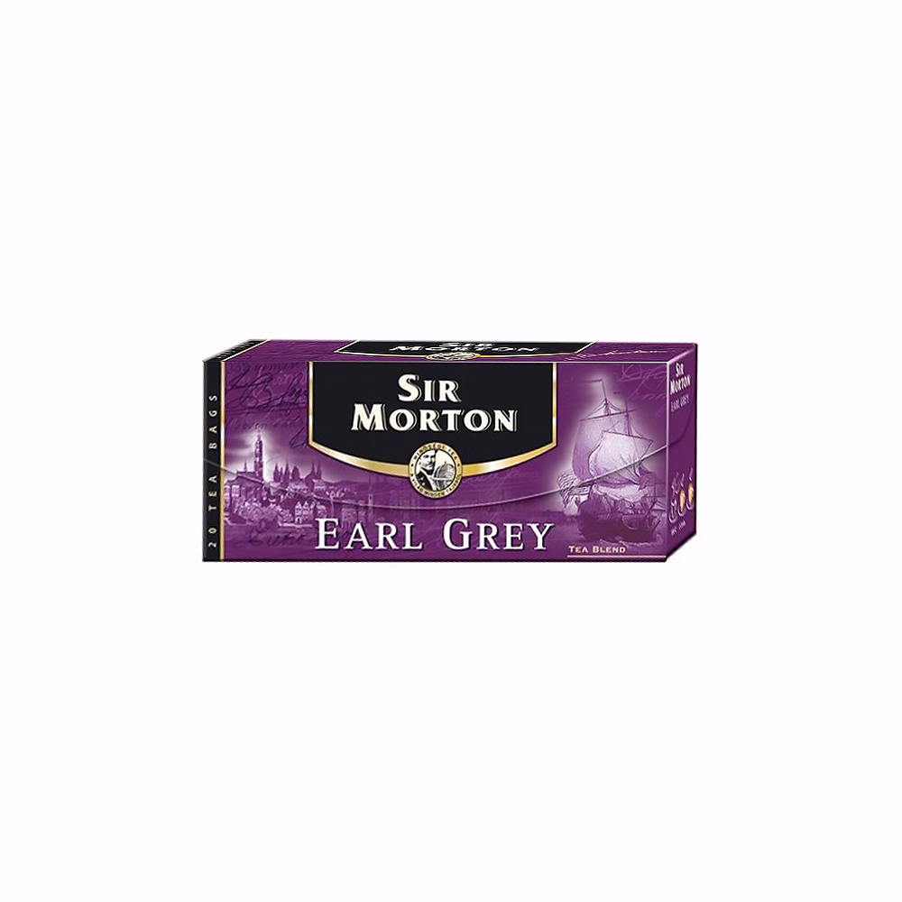 Fekete tea SIR MORTON Earl Grey 20x1,5 g