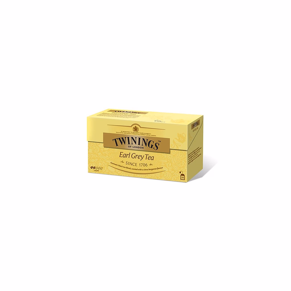 Fekete tea TWININGS Earl Grey 25x2 g
