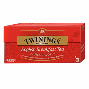 Fekete tea TWININGS English Breakfast 25x2 g