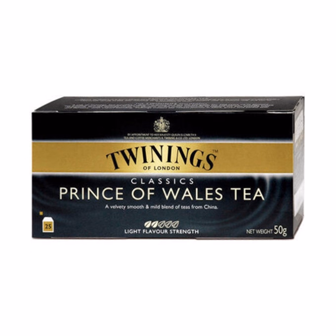 Fekete tea TWININGS Prince of Wales 25 filter/doboz