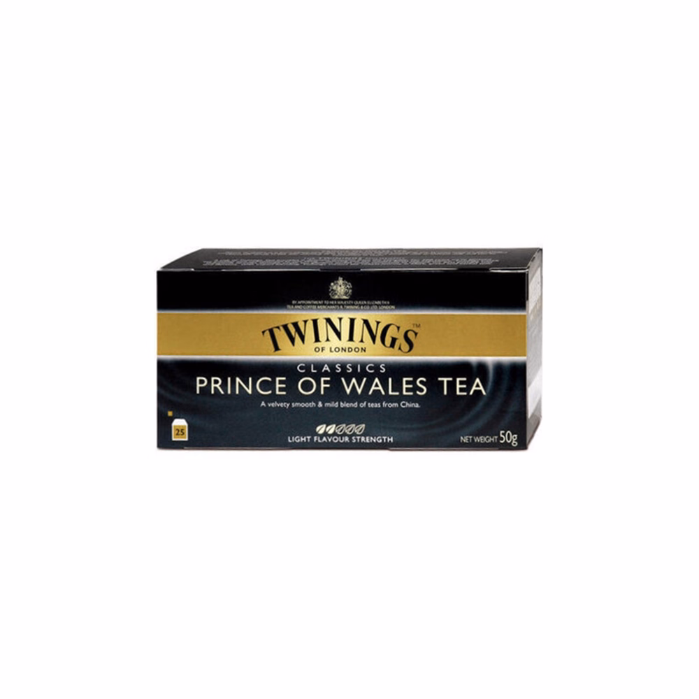 Fekete tea TWININGS Prince of Wales 25 filter/doboz