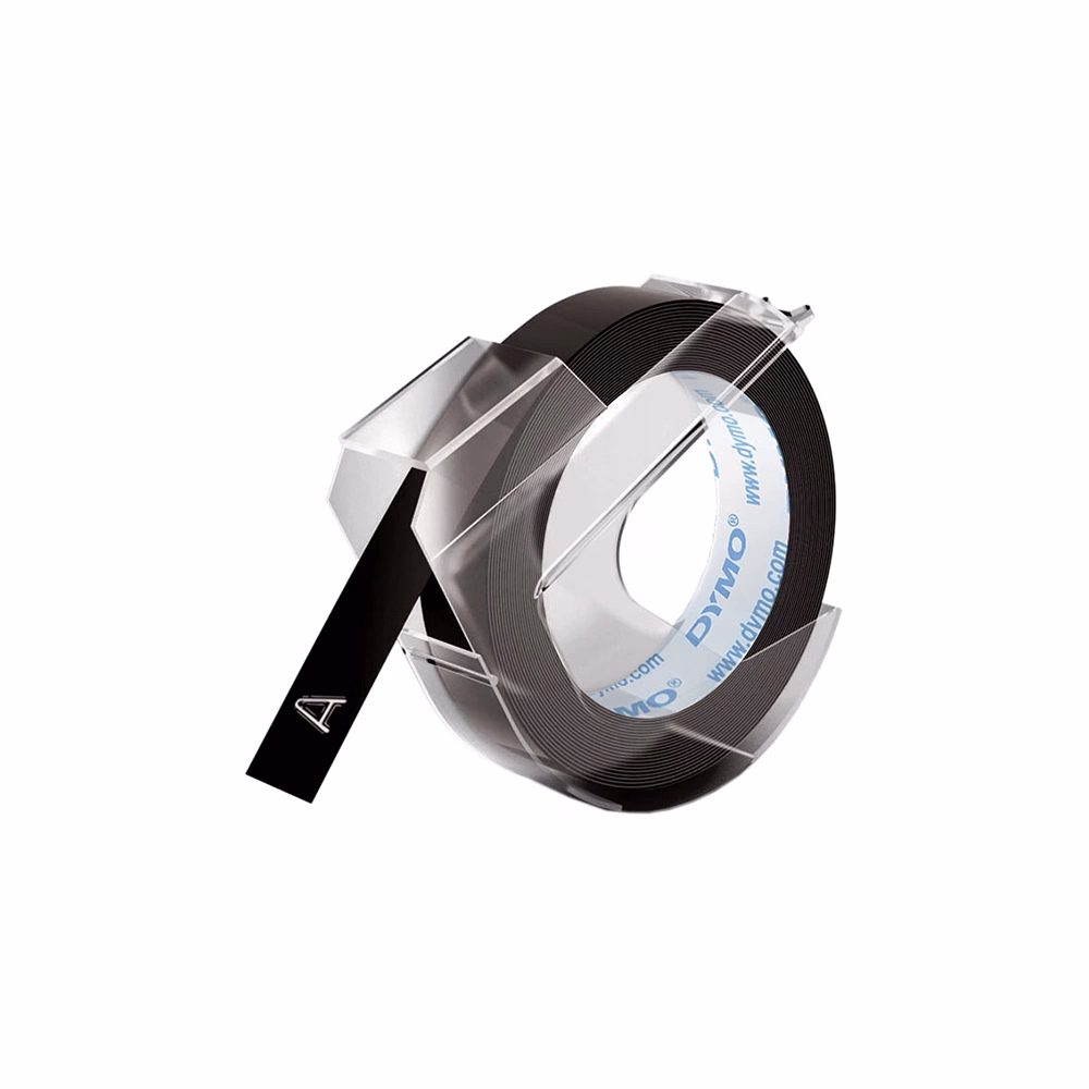 Feliratozó szalag DYMO 3D kézi betűnyomógéphez 9mm x 3m fekete Feliratozó szalag DYMO 3D kézi betűnyomógéphez 9mm x 3m fekete