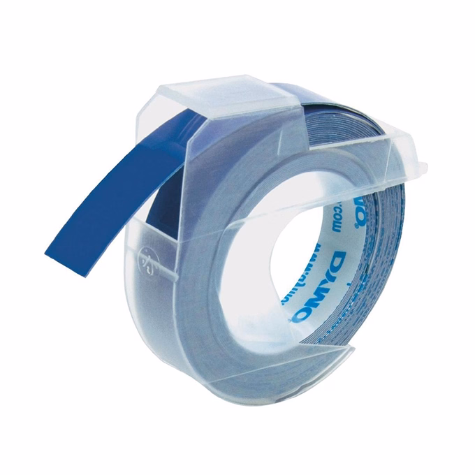 Feliratozó szalag DYMO 3D kézi betűnyomógéphez 9mm x 3m kék Feliratozó szalag DYMO 3D kézi betűnyomógéphez 9mm x 3m kék