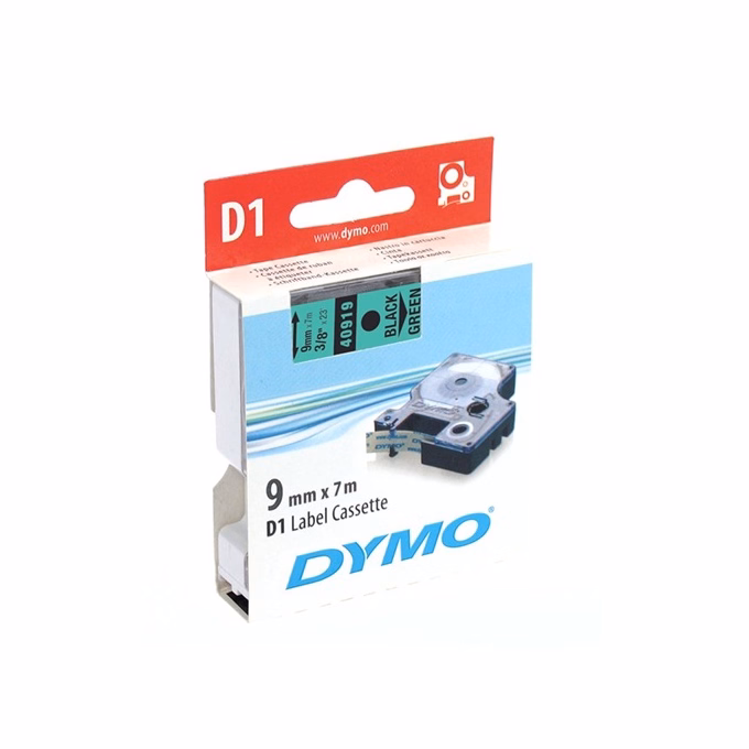 Feliratozó szalag DYMO D1 9mm x 7m kék alapon fekete írásszín