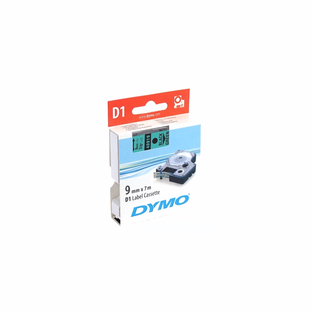 Feliratozó szalag DYMO D1 9mm x 7m kék alapon fekete írásszín