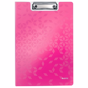 Felírótábla LEITZ Wow A/4 kemény műanyag fedeles rózsaszín