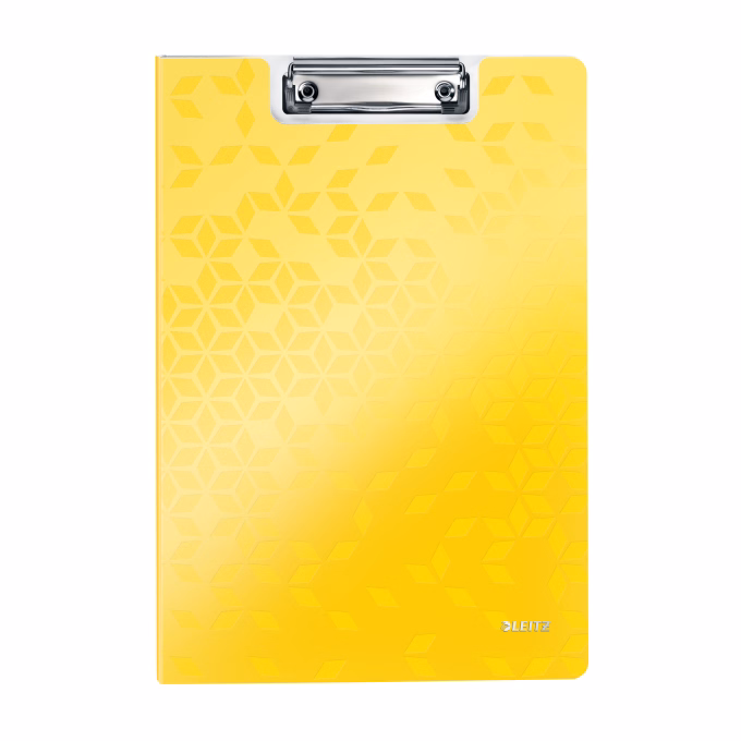 Felírótábla LEITZ Wow A/4 kemény műanyag fedeles sárga