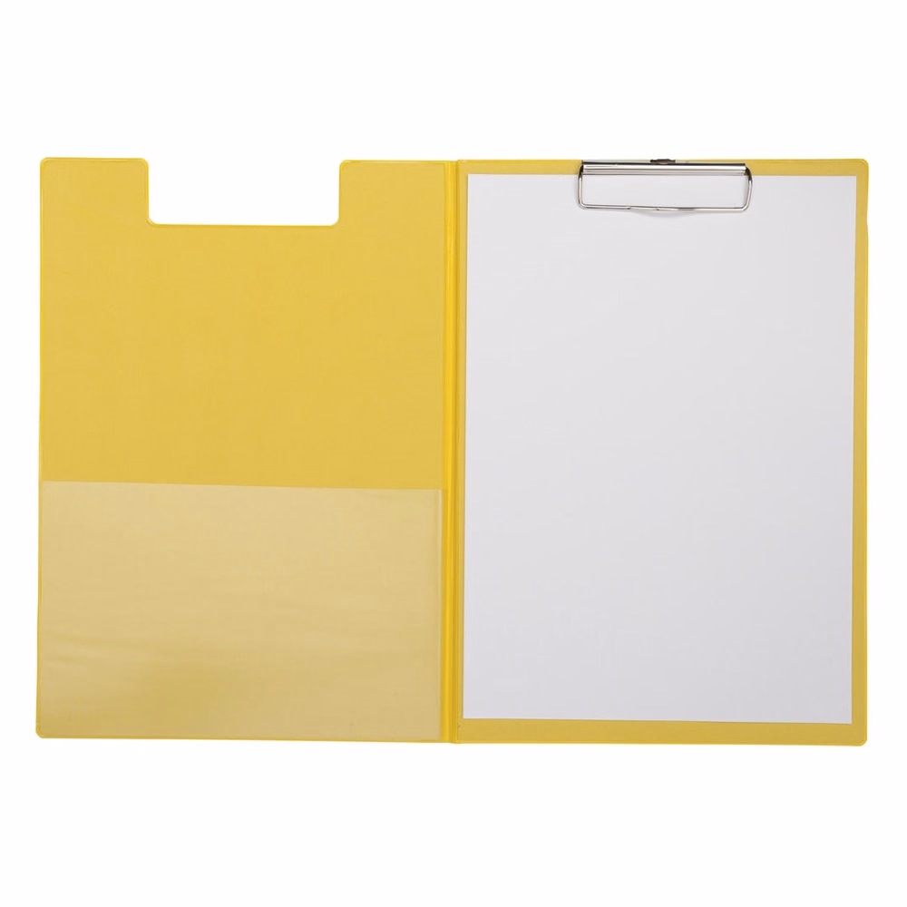 Felírótábla MAUL A/4 fedeles PVC sárga