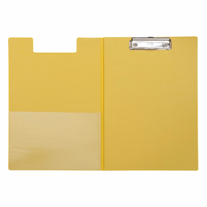 Felírótábla MAUL A/4 fedeles PVC sárga