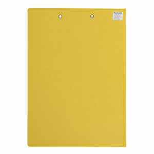 Felírótábla MAUL A/4 fedeles PVC sárga
