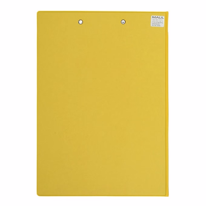 Felírótábla MAUL A/4 fedeles PVC sárga