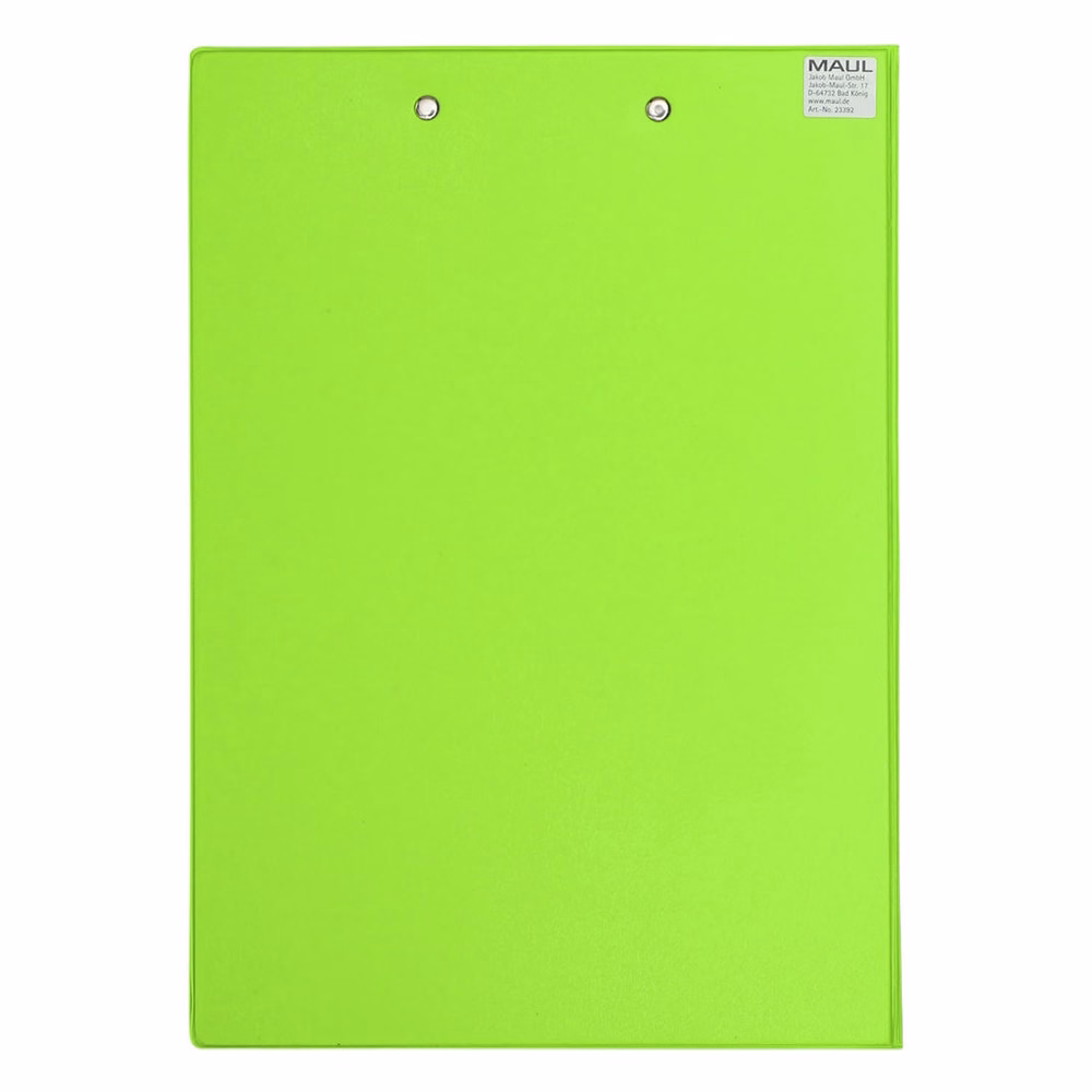 Felírótábla MAUL A/4 fedeles PVC világoszöld