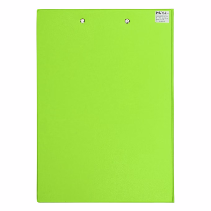 Felírótábla MAUL A/4 fedeles PVC világoszöld
