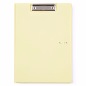 Felírótábla PASTELINI pvc fedeles A/4 sárga