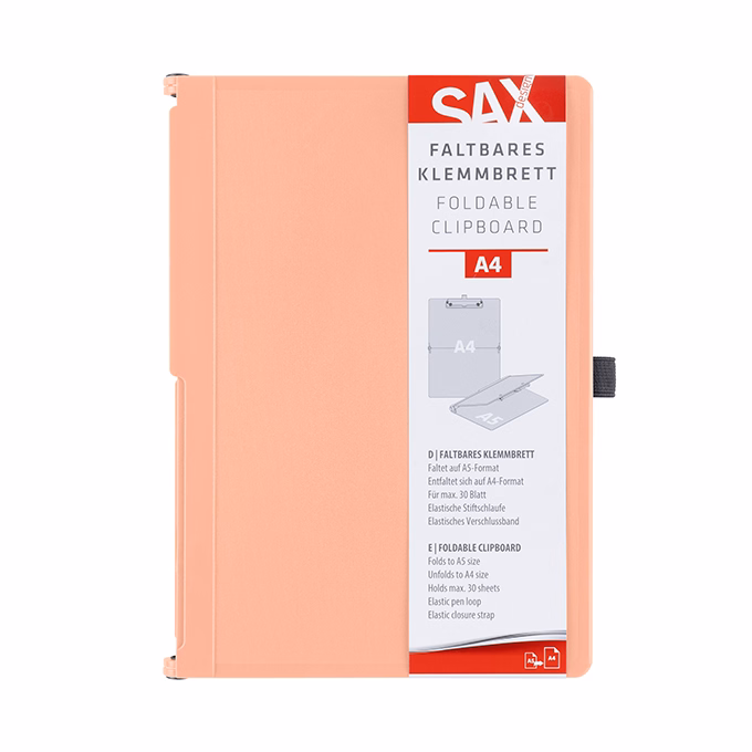 Felírótábla SAX összehajtható A/4-A/5 barack