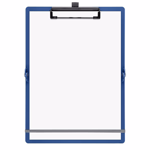 Felírótábla SAX összehajtható A/4-A/5 kék