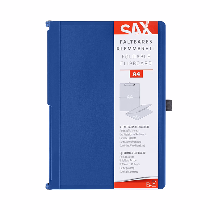 Felírótábla SAX összehajtható A/4-A/5 kék