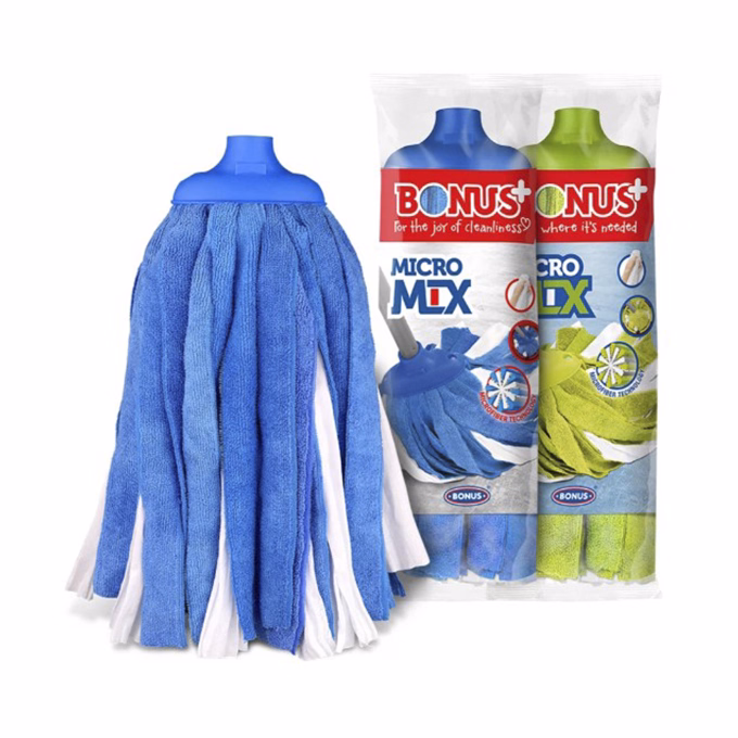 Felmosó pótfej BONUS Micro mix csavaros