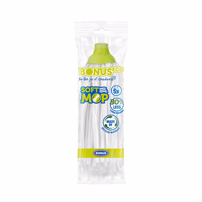 Felmosó pótfej BONUS SoftMop csavaros