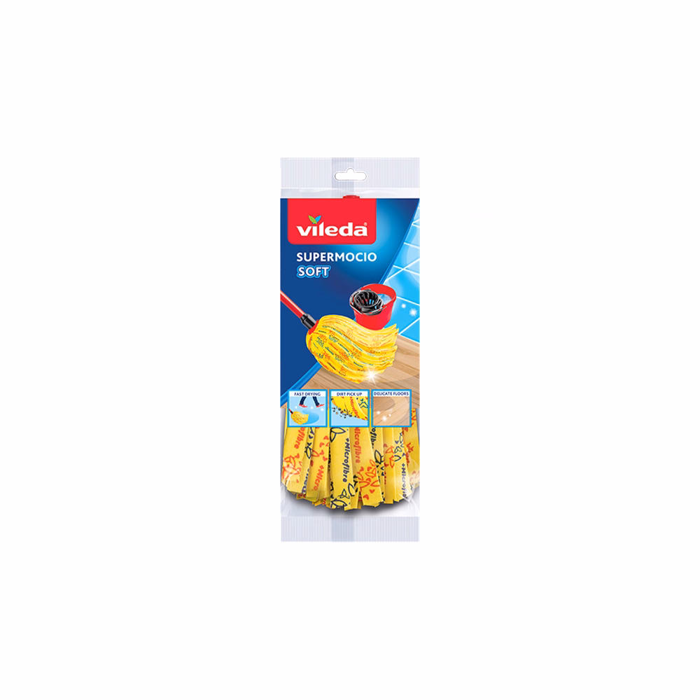 Felmosó pótfej VILEDA Soft 30 % mikroszállal pattintós