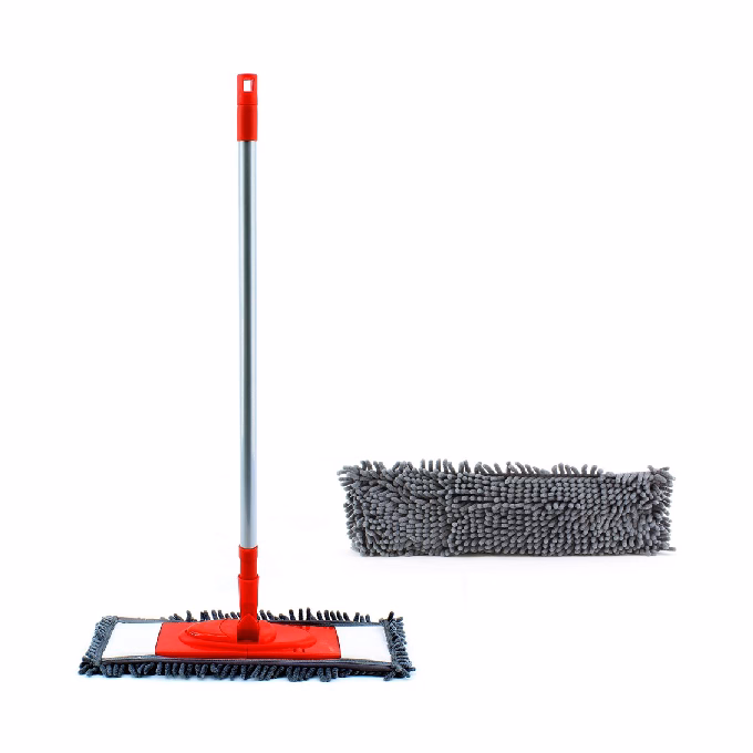 Felmosó pótfej + nyél LUX MOP 46,5 cm zsebes mikroszálas