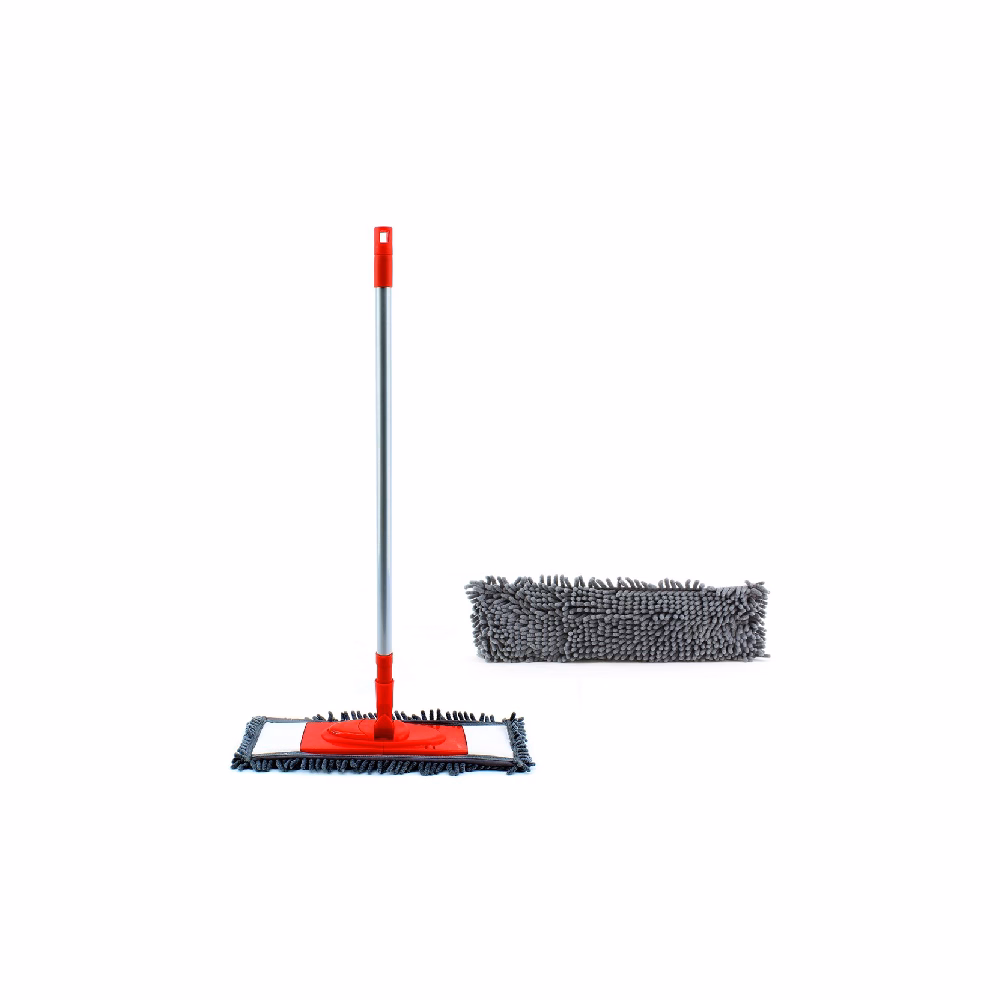 Felmosó pótfej + nyél LUX MOP 46,5 cm zsebes mikroszálas