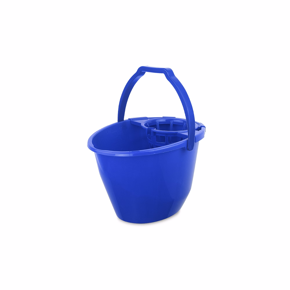 Felmosó vödör BONUS csavarókosárral 11L kék