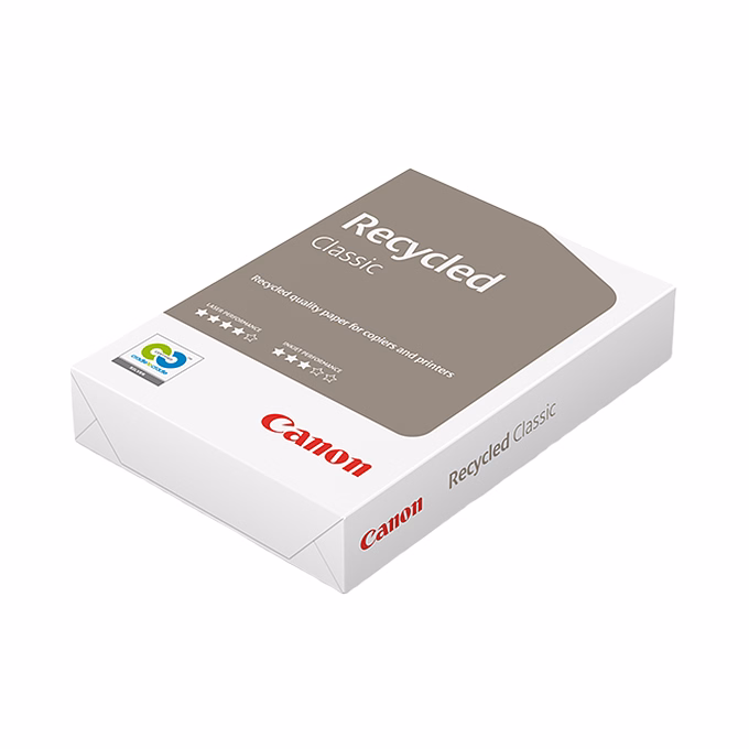 Fénymásolópapír CANON Recycled Classic újrahasznosított ISO 55-s A/4 80 g 500 ív/csomag